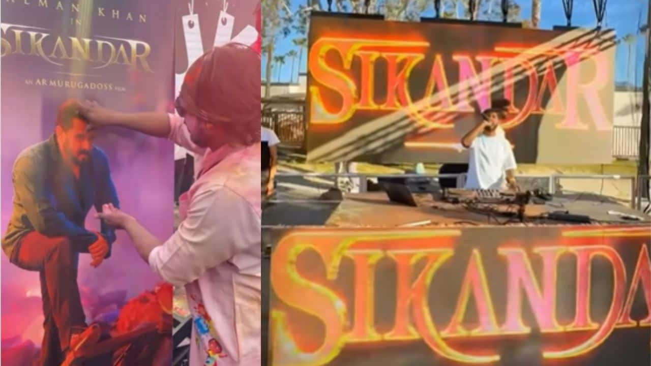 Salman Khan’s Bam Bam Bhole from Sikandar takes over the globe this Holi, watch here
