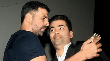 Karan Johar and Akshay Kumar