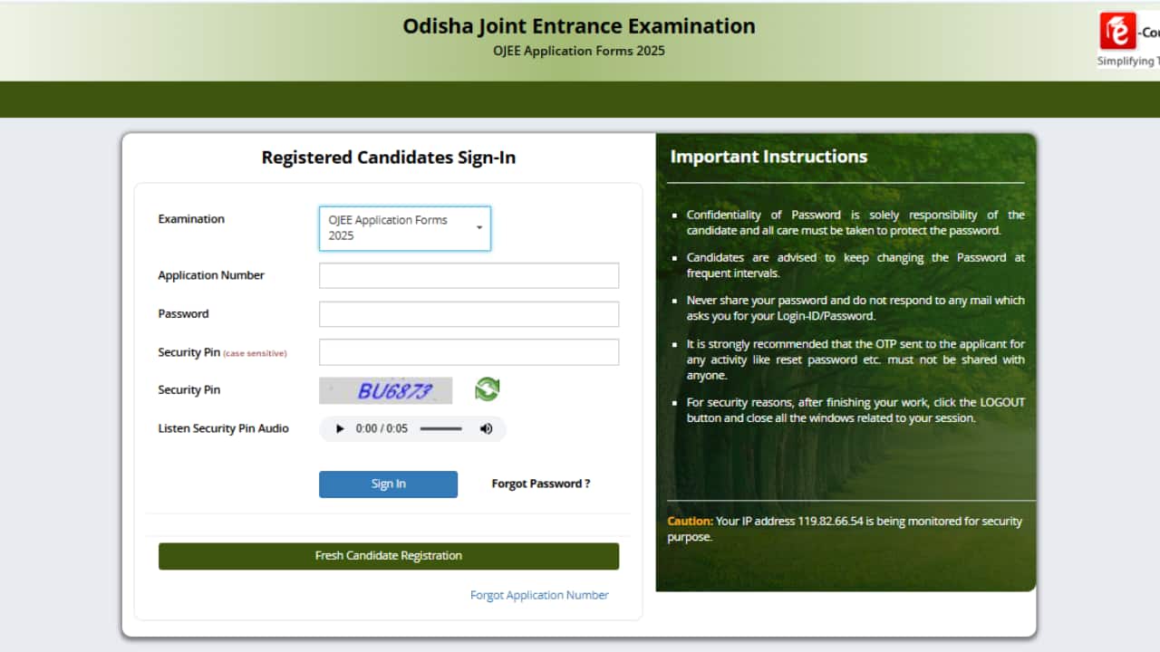 OJEE 2025 Registration Deadline Extended till March 25, Check Link to Apply Here