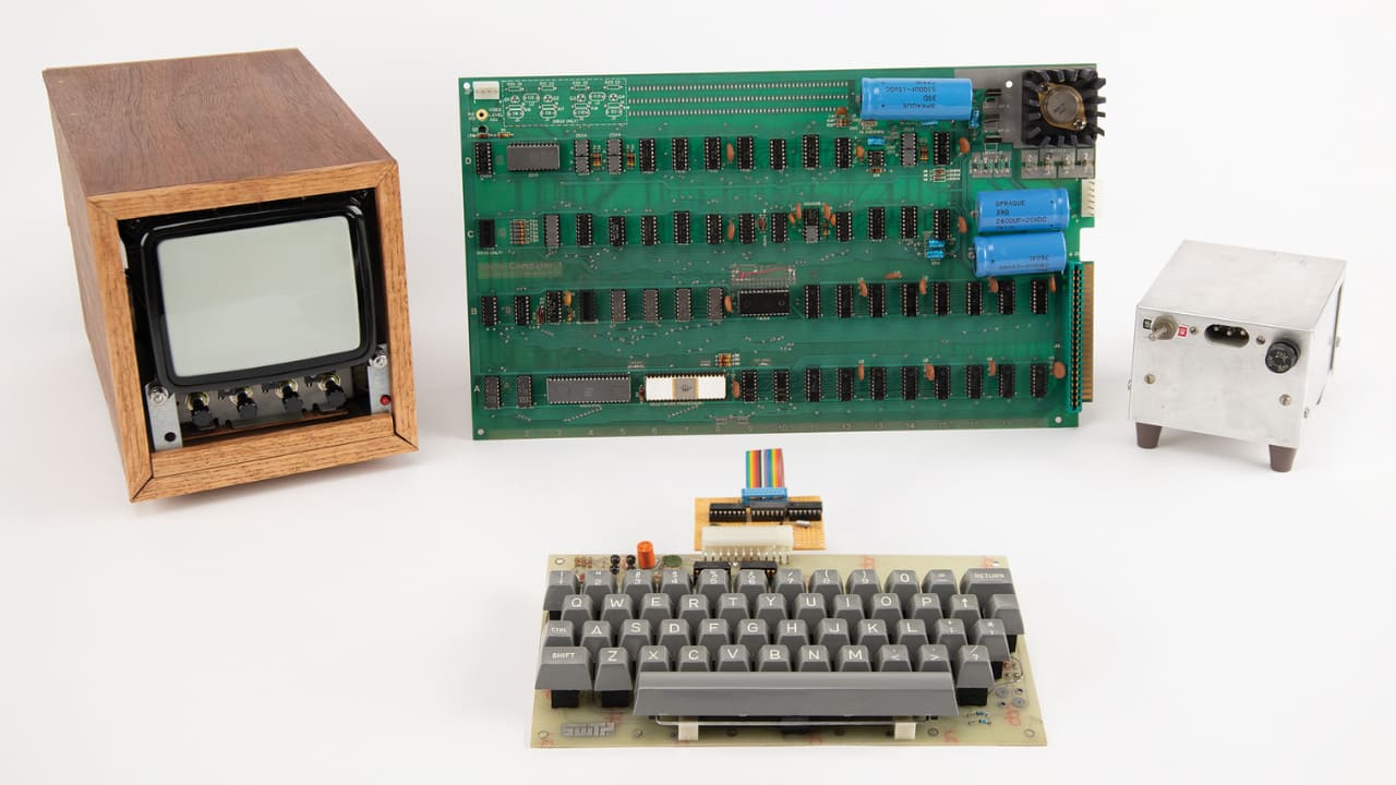 Here’s how much a rare Apple-1 computer sold for at an auction Here’s how much a rare Apple-1 computer sold for at an auction