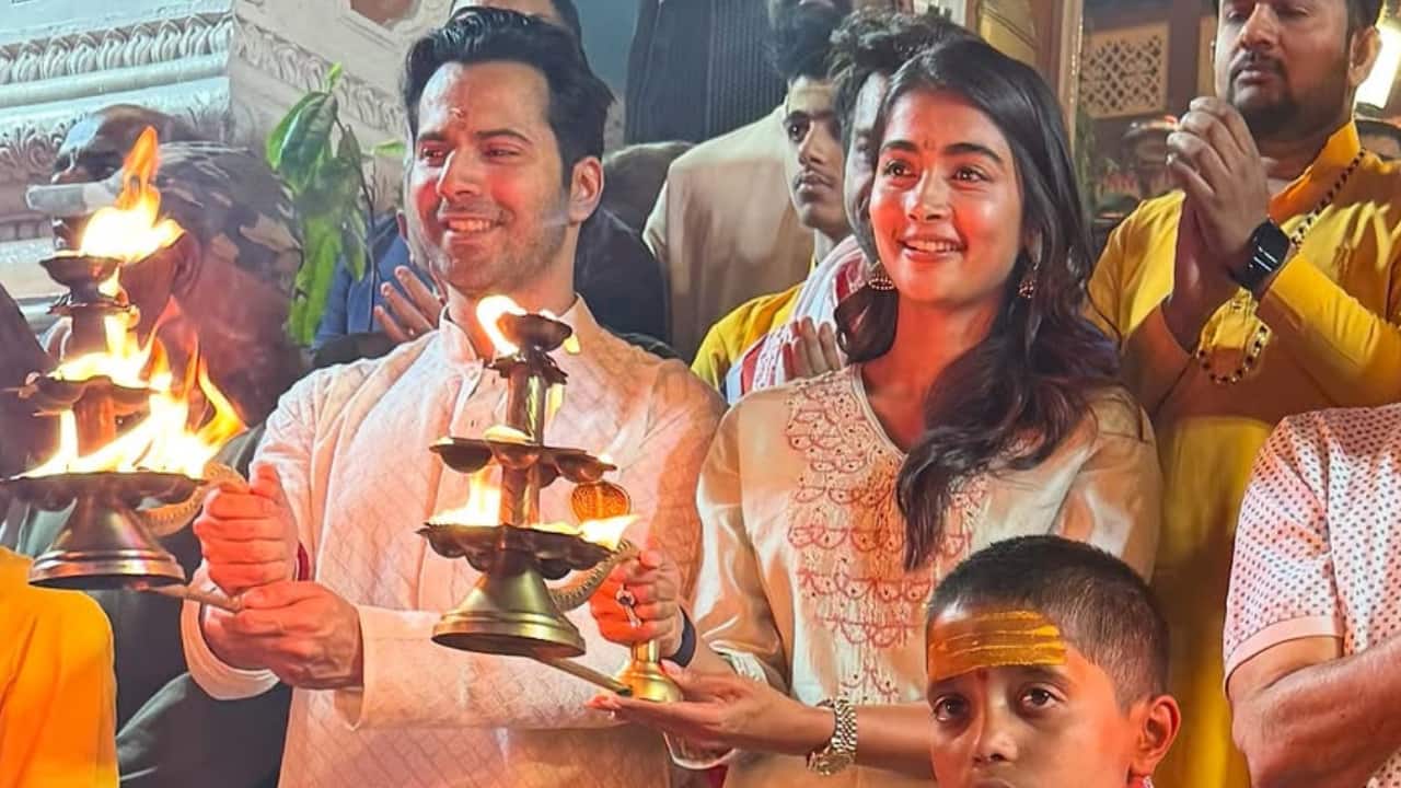 Varun Dhawan and Pooja Hegde start Hai Jawani Toh Ishq Hona Hai shoot in Rishikesh, performs aarti