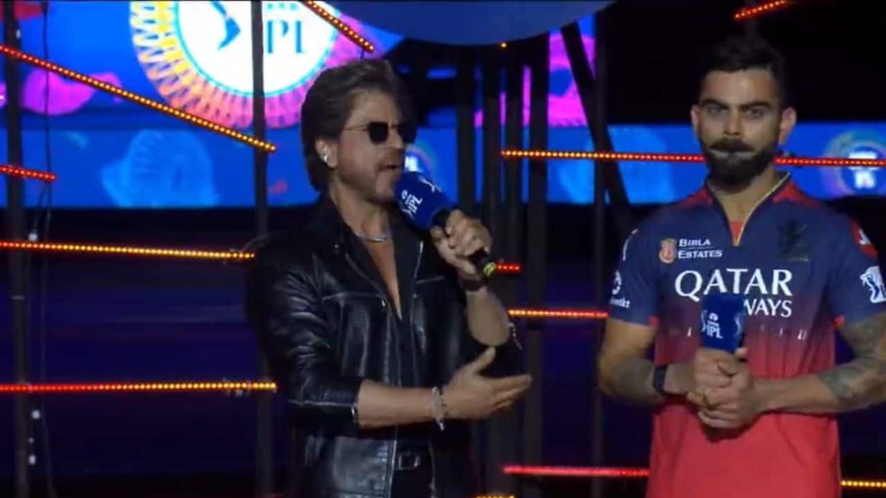 Shah Rukh Khan and Virat Kohli set the stage on fire with 'Jhoome Jo Pathaan' dance at IPL 2025 opening ceremony, watch