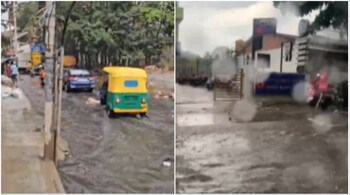 Bengaluru rains: Residents shared pictures and visuals from the flooding. (Image credit: @Hamsaa04,@east_bengaluru/X)