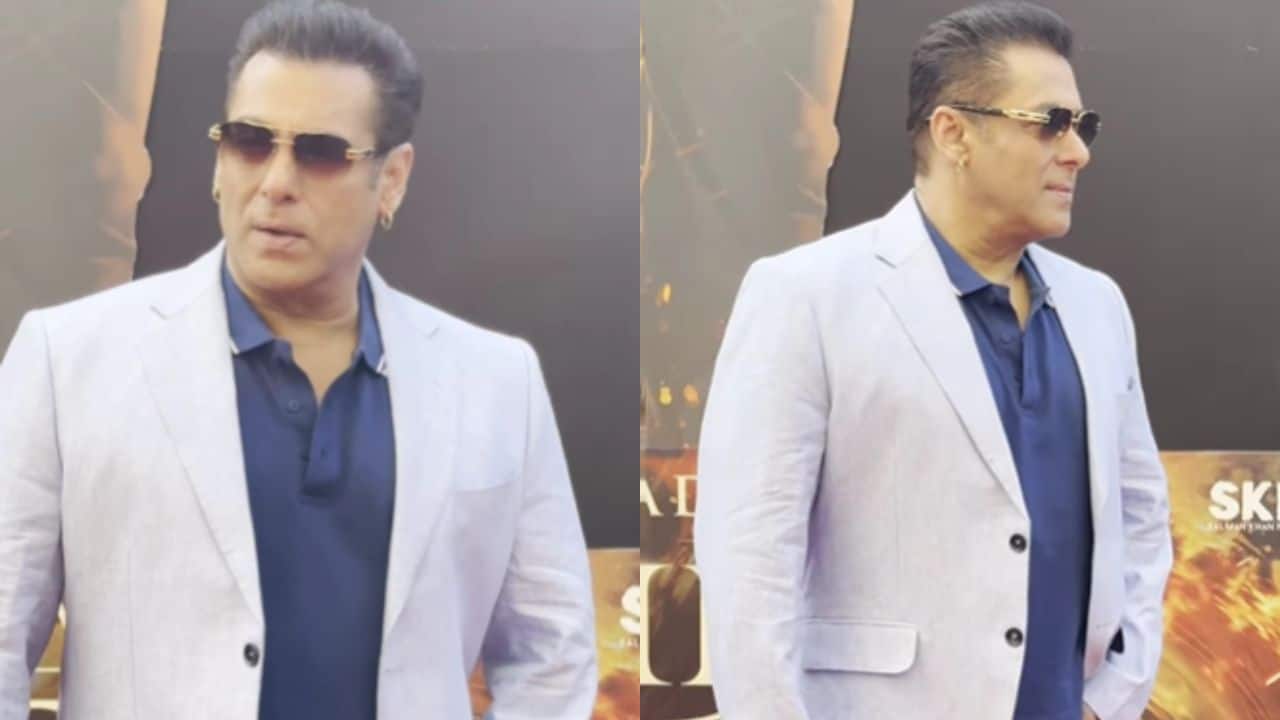 Salman Khan looks dapper as he greets paparazzi at the Sikandar trailer launch event, watch