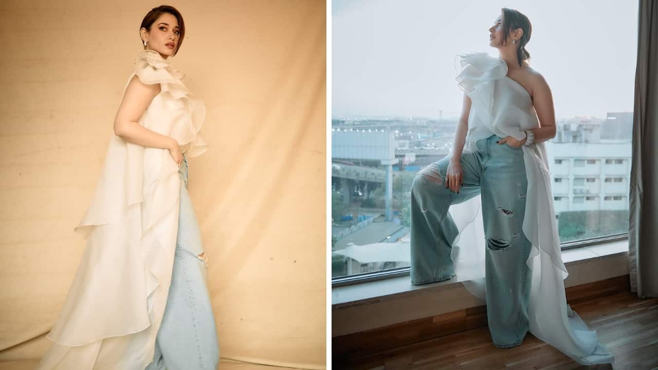 Tamannaah Bhatia white look (Images: @tamannaahspeaks/Instagram)