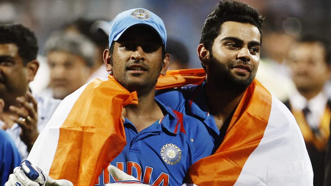 MS Dhoni reveals there's still 'senior, junior line' between him and Virat Kohli, keeps text message secret
