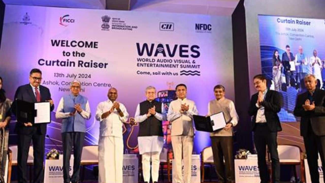 World Audio Visual & Entertainment Summit (WAVES) 2025-India all set to position itself as World leader in Global Media and Entertainment World Audio Visual & Entertainment Summit (WAVES) 2025-India all set to position itself as World leader in Global Media and Entertainment