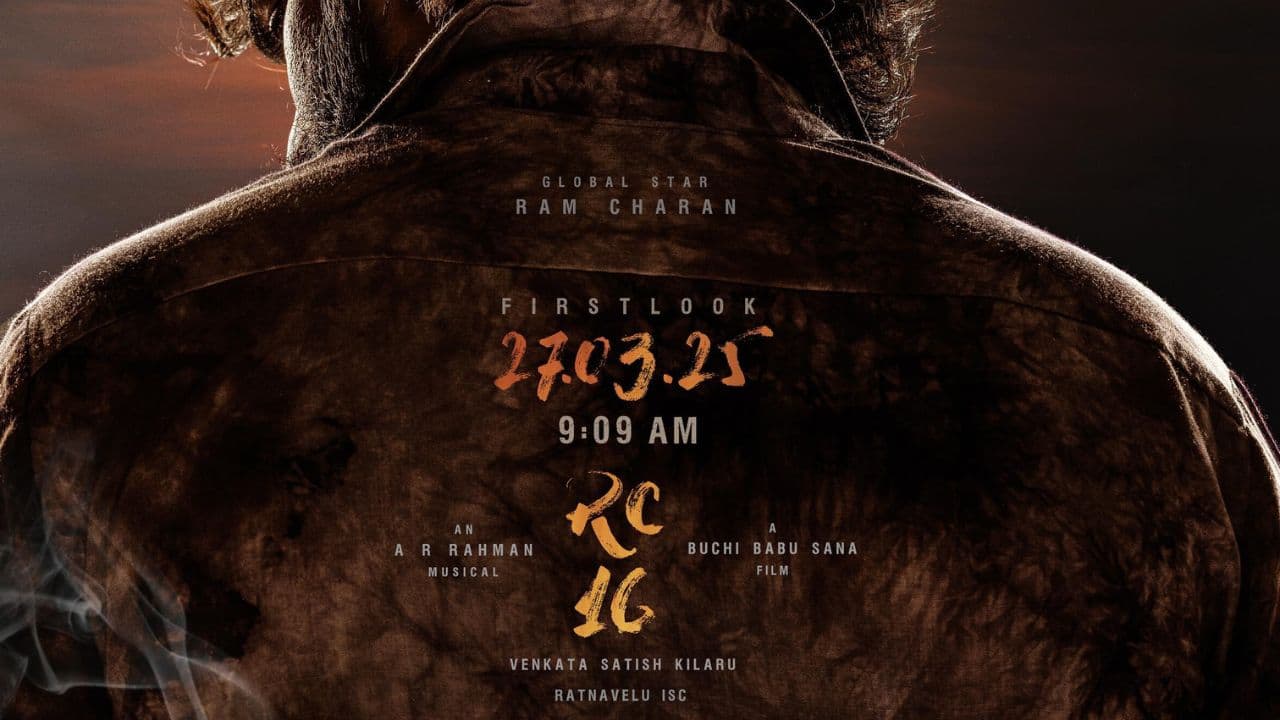 Ram Charan starrer RC16's first look to be unveiled on March 27 marking actor's birthday