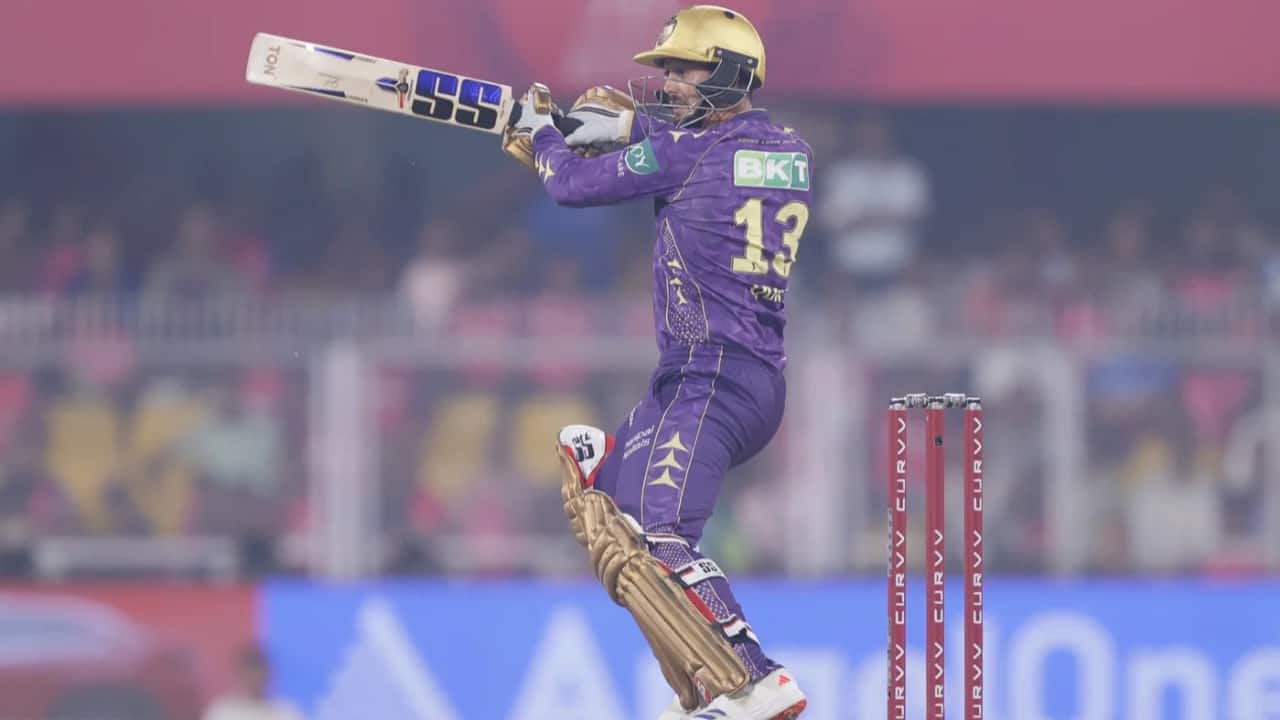 Quinton de Kock in action during IPL 2025  