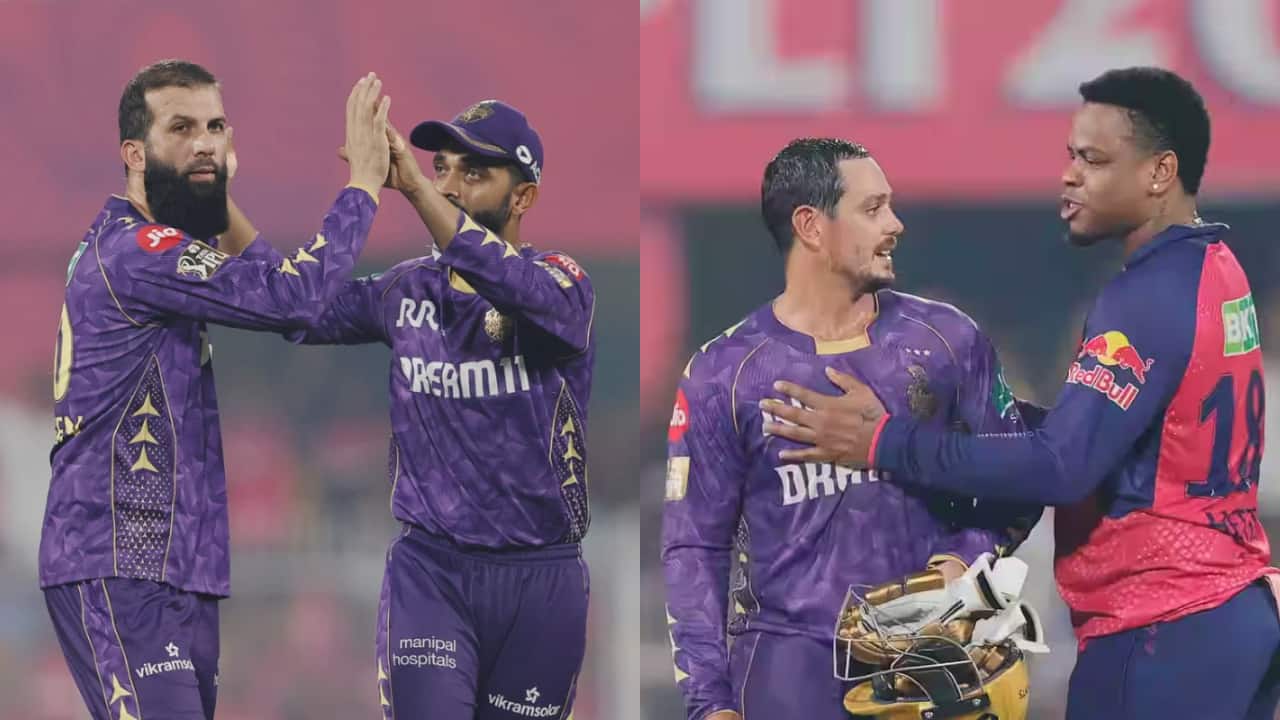 RR vs KKR, IPL 2025 Highlights: Kolkata Knight Riders spinners choke Rajasthan Royals, Quinton de Kock finishes in style