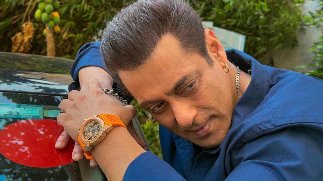 Salman Khan's watch is unique not only for its stunning design but also for its impressive engravings that capture the spirit of the Ram Janmabhoomi site (Image: @beingsalmankhan/Instagram)