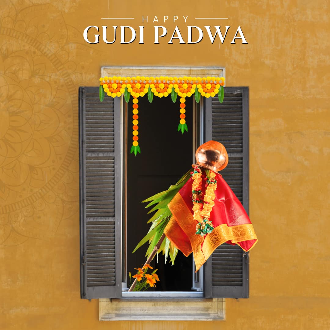 Happy Gudi Padwa 2025 Images (Canva)