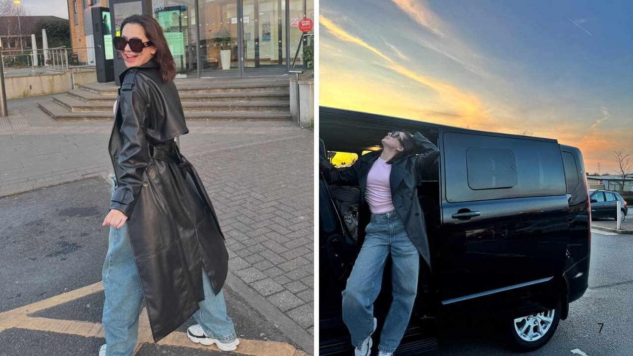 Hania Aamir in London (Images: @haniaheheofficial/Instagram)