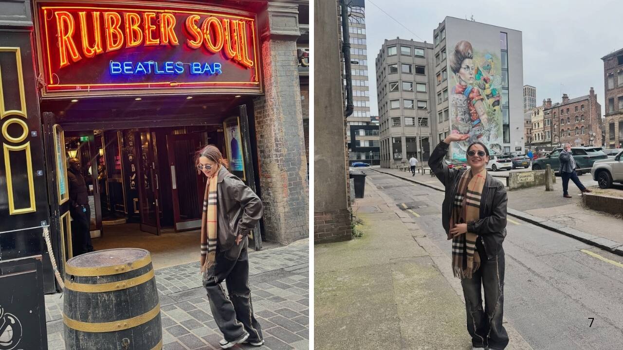 Hania Aamir in London look (Images: @haniaheheofficial/Instagram)