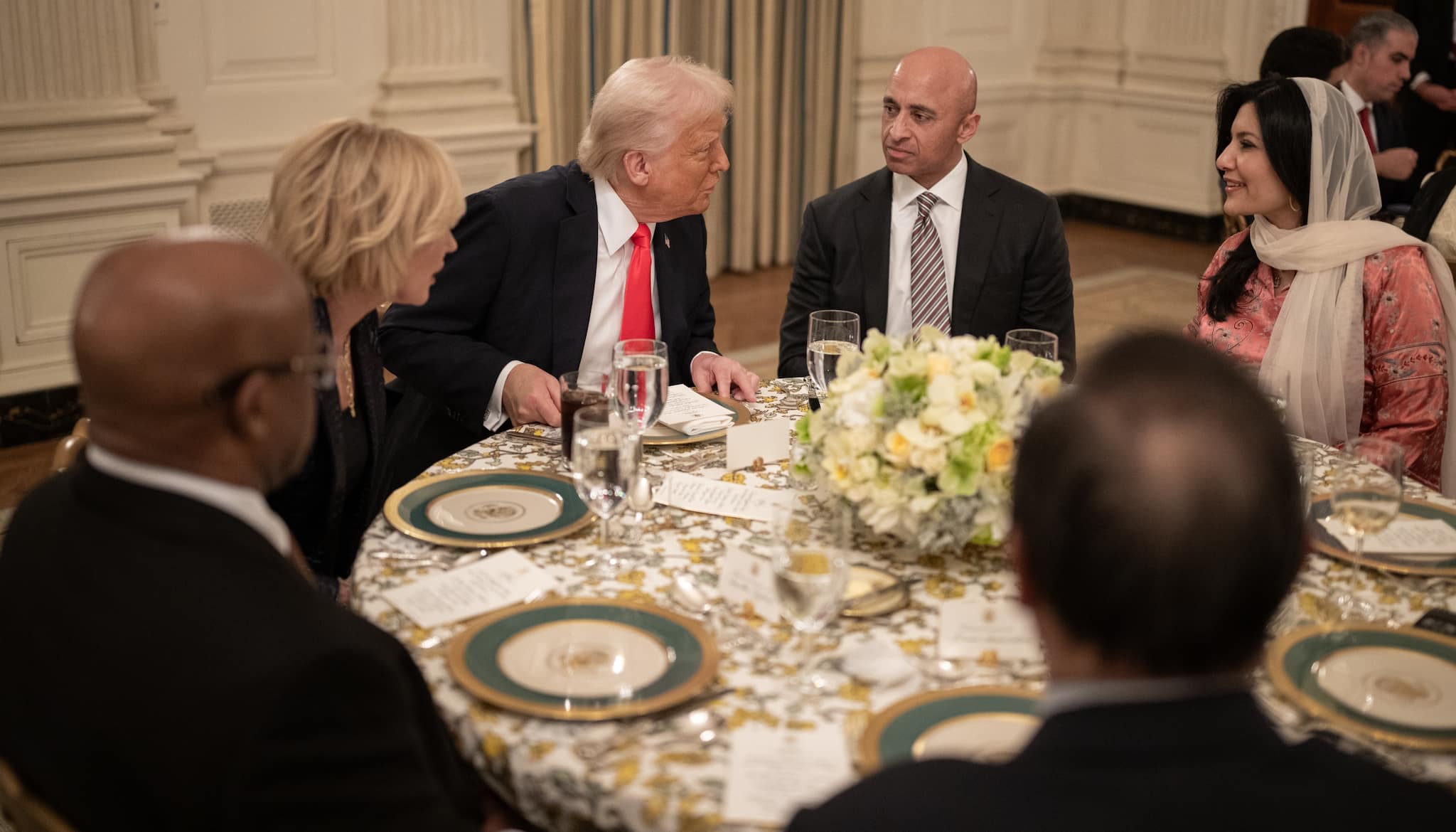 'My administration is engaged to forge lasting peace in Middle East': Trump at White House Iftar dinner