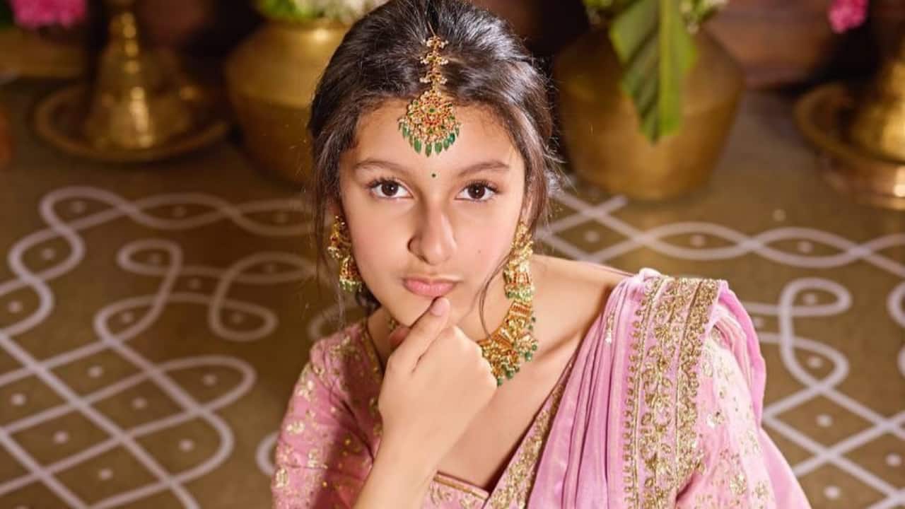 Mahesh Babu's daughter Sitara dons a vibrant traditional Indian attire to celebrate Gudi Padwa, see pics