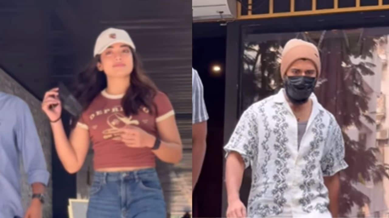 Rashmika Mandanna and Vijay Deverakonda spotted arriving for lunch date following Sikandar release, watch here