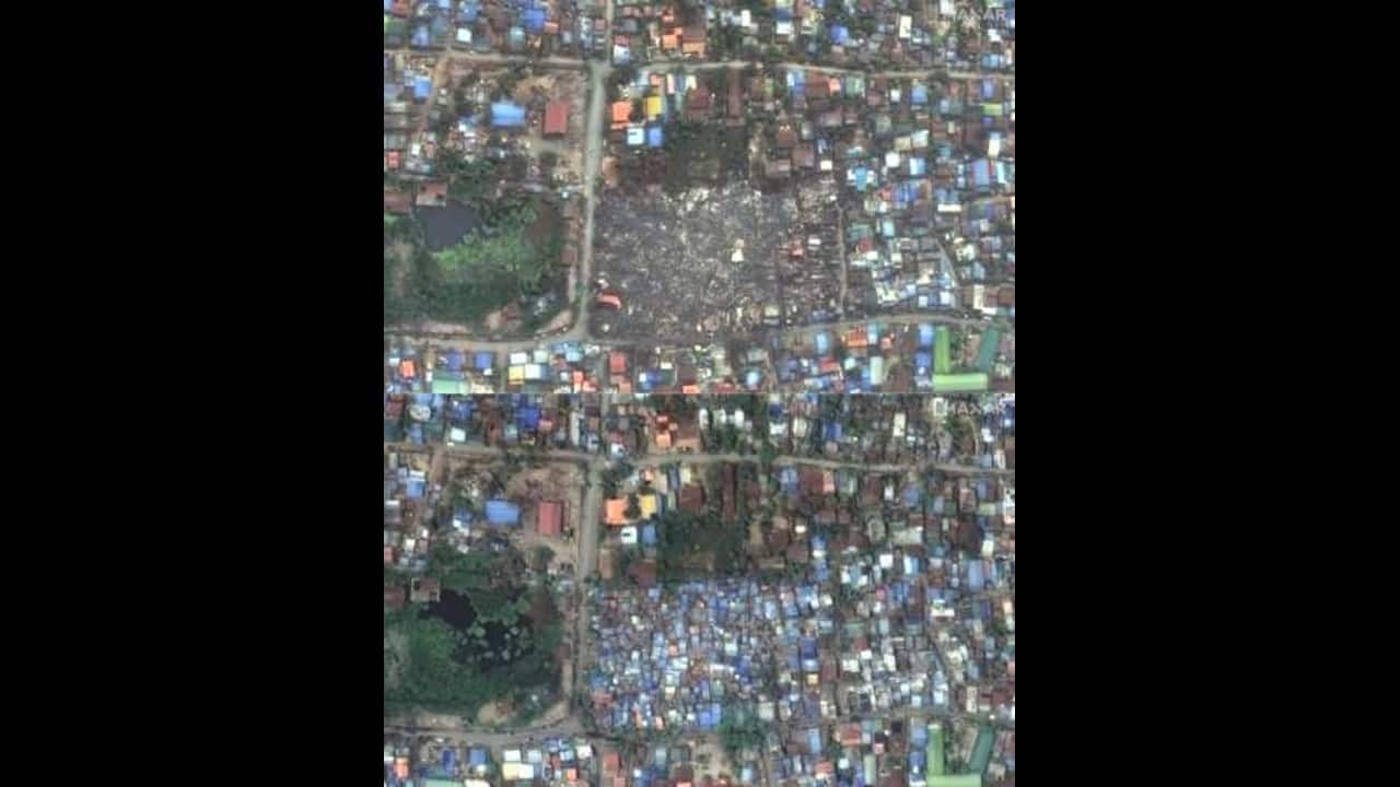 Images of destruction (Credits: AFP) 