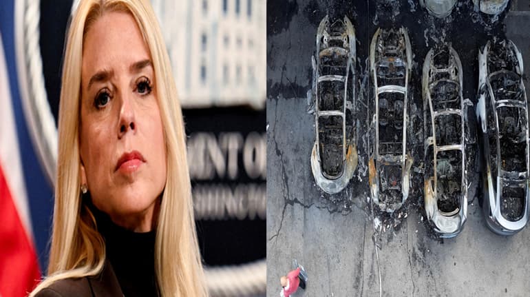 'We will find you': U.S. attorney general Pam Bondi announces federal charges against alleged Tesla firebomber 'We will find you': U.S. attorney general Pam Bondi announces federal charges against alleged Tesla firebomber