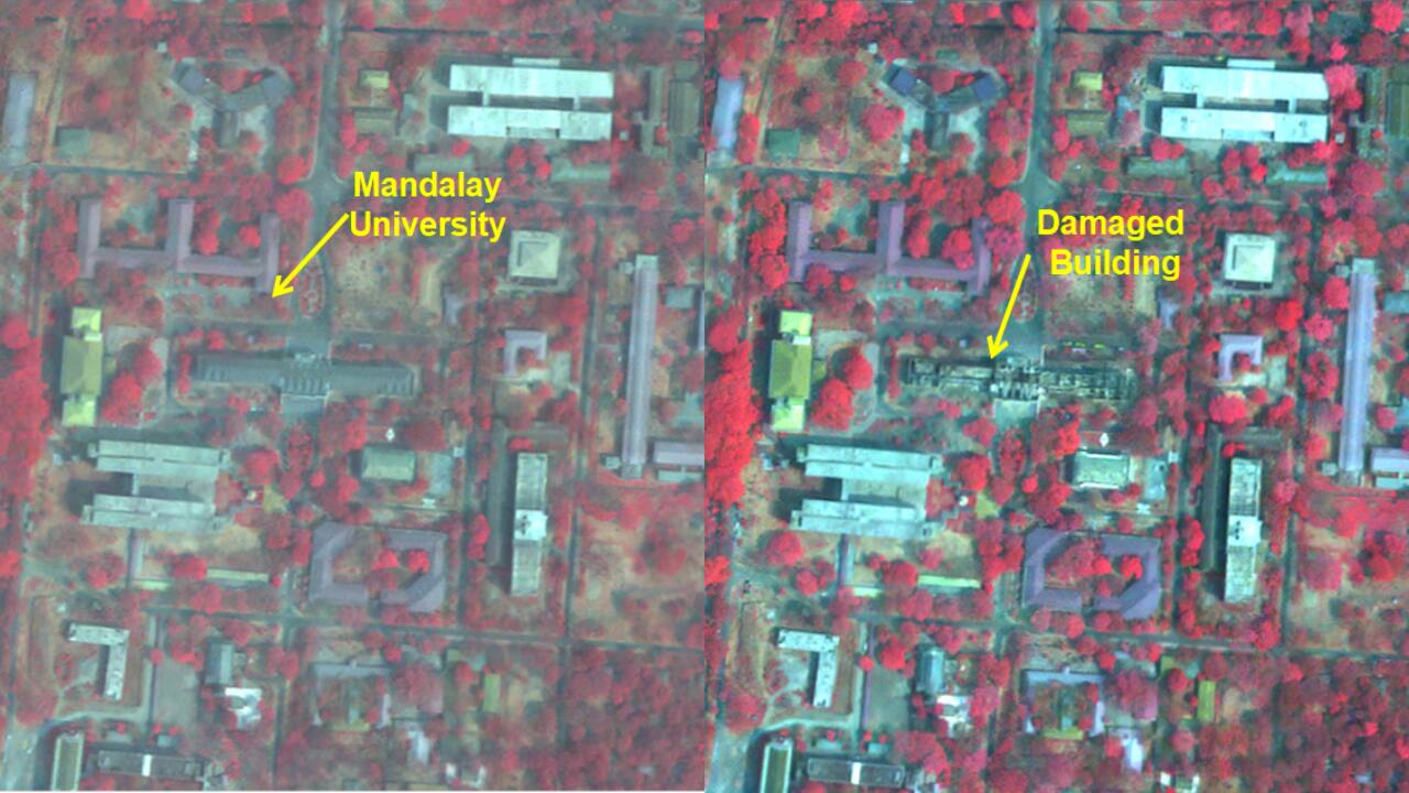 Mandalay University (Image: ISRO)