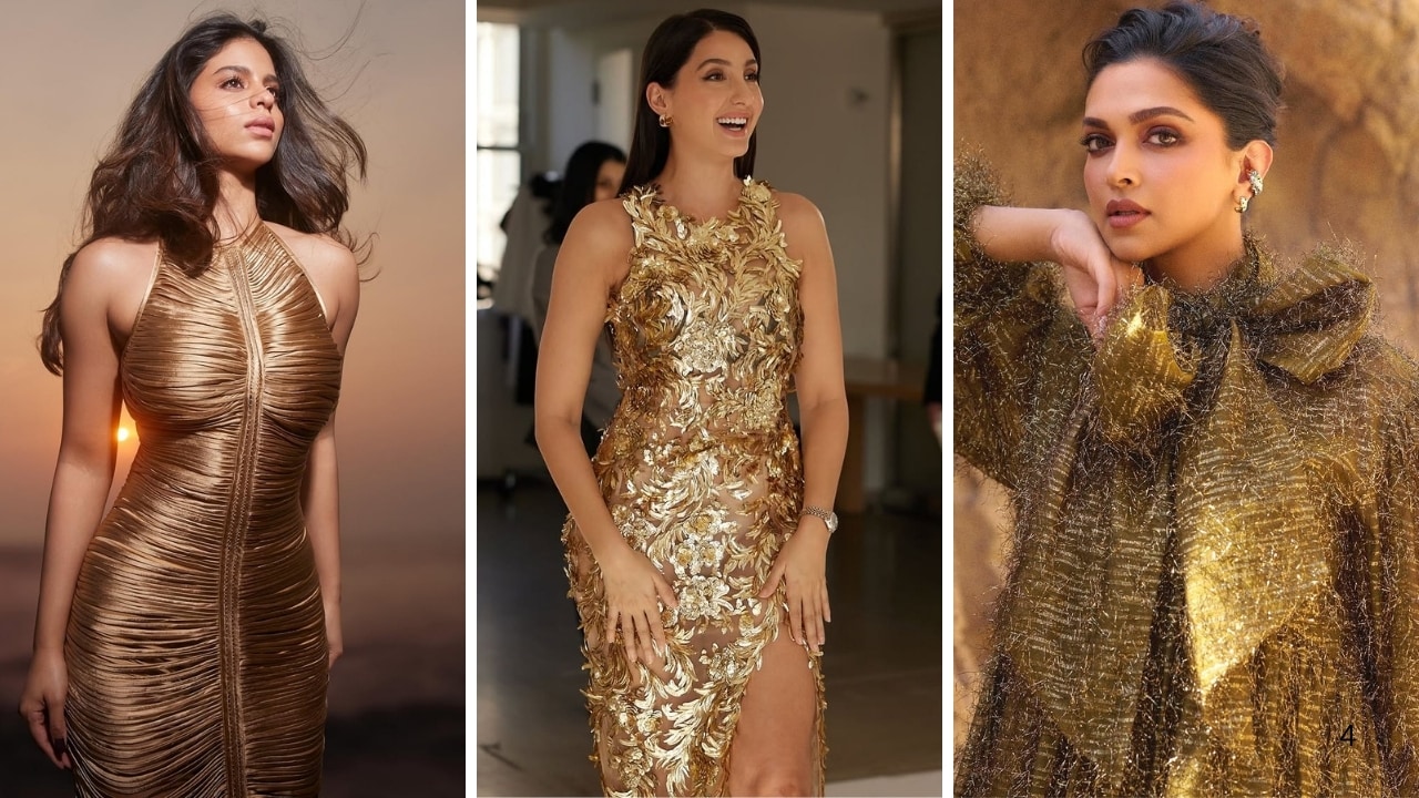 deepika padukone golden dress cocktail Deepika Padukone: Has the actor looked more gorgeous than these?