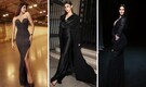 Bollywood celebs turn up the heat in dazzling black gowns