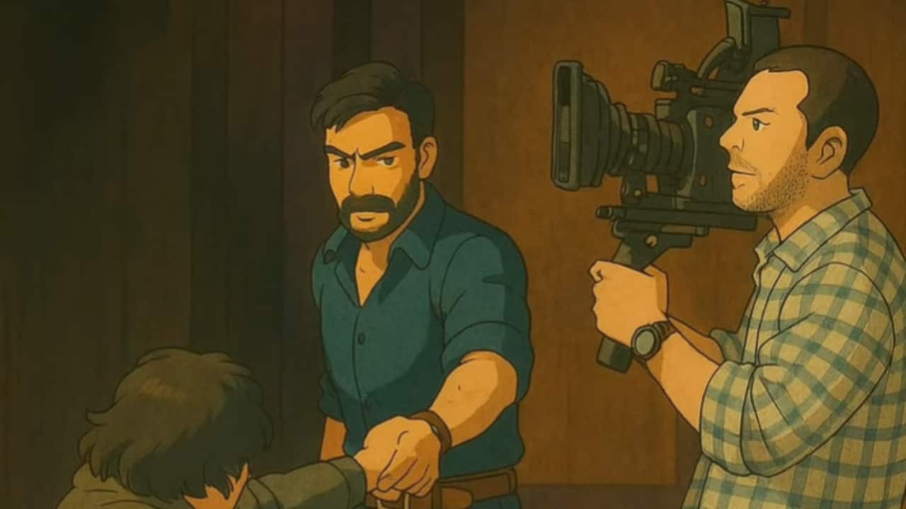 Rohit Shetty joins Ghibli trend to with 'big brother' Ajay Devgn on his birthday, Watch video