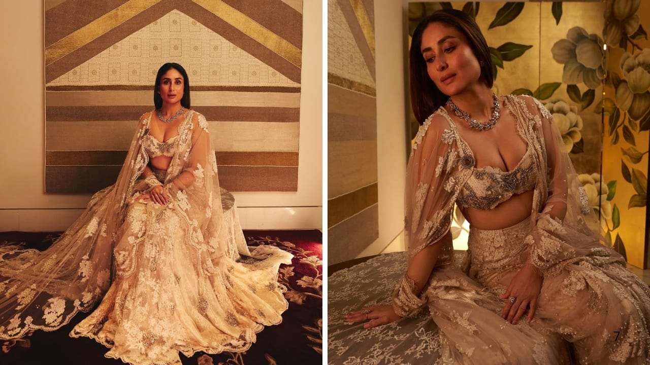 Kareena Kapoor Khan lace dress (Images: @kareenakapoorkhan/Instagram)