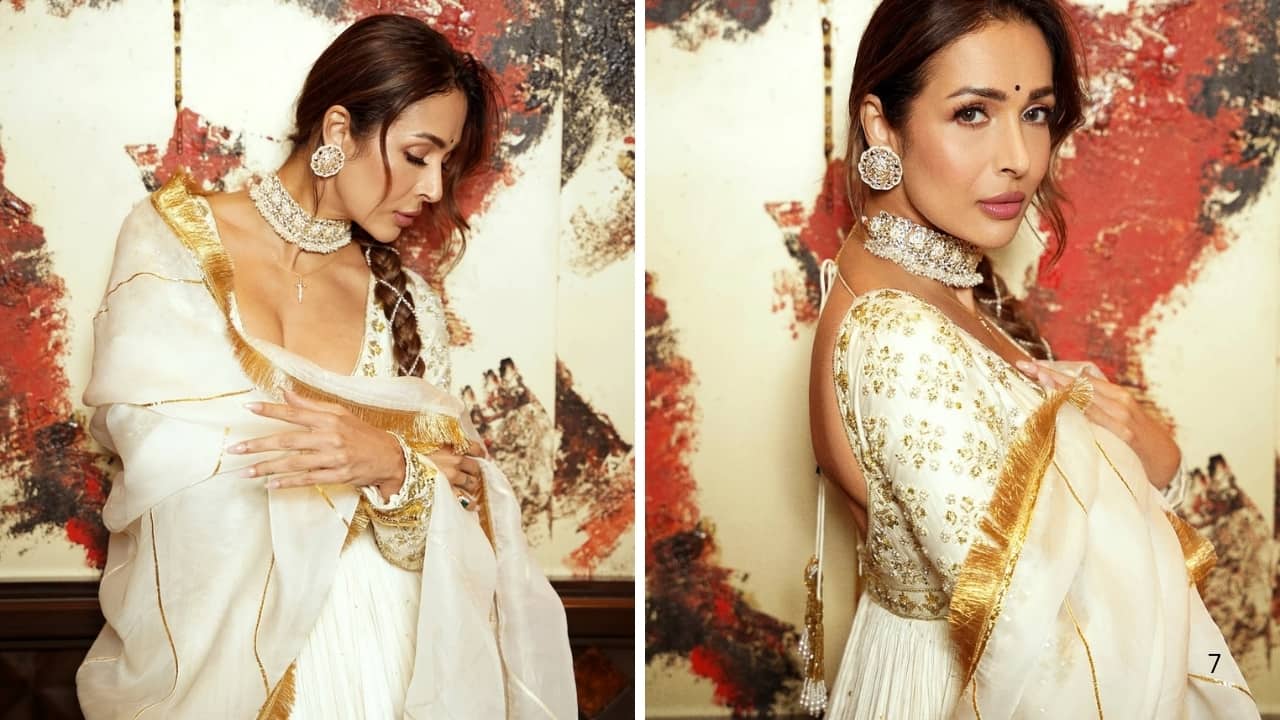 Malaika Arora Khan in beige dress (Images: @malaikaaroraofficial/Instagram)