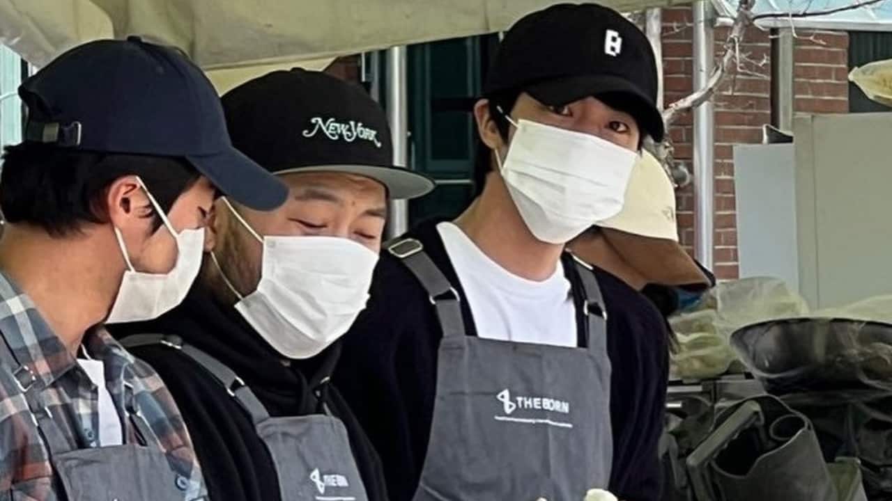 BTS' Jin volunteers at a food drive for South Korea wildfire victims, see pics