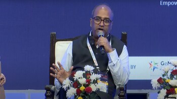 Meity additional secretary Abhishek Singh speaking at Startup Mahakumbh