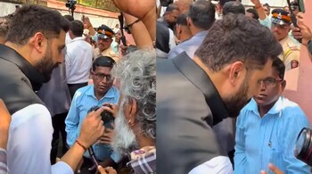 Abhishek Bachchan attended Manoj Kumar's funeral
