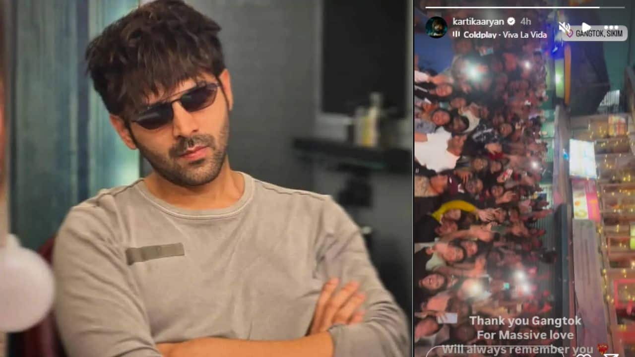 Kartik Aaryan receives warm welcome in Gangtok: Will always remember you...