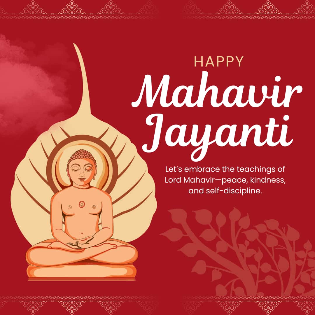 Happy Mahavir Jayanti 2025 Images