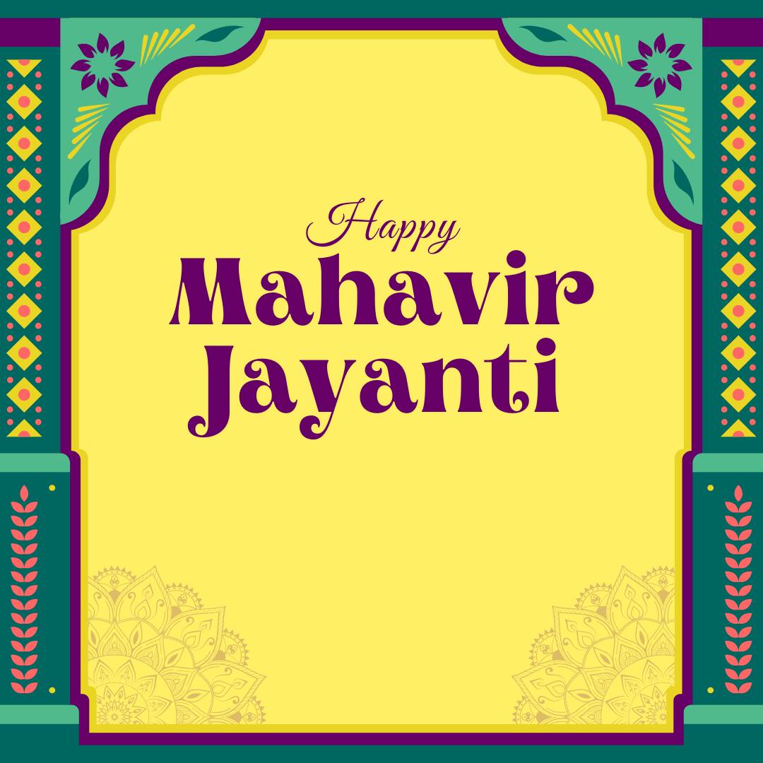 Happy Mahavir Jayanti 2025 Images