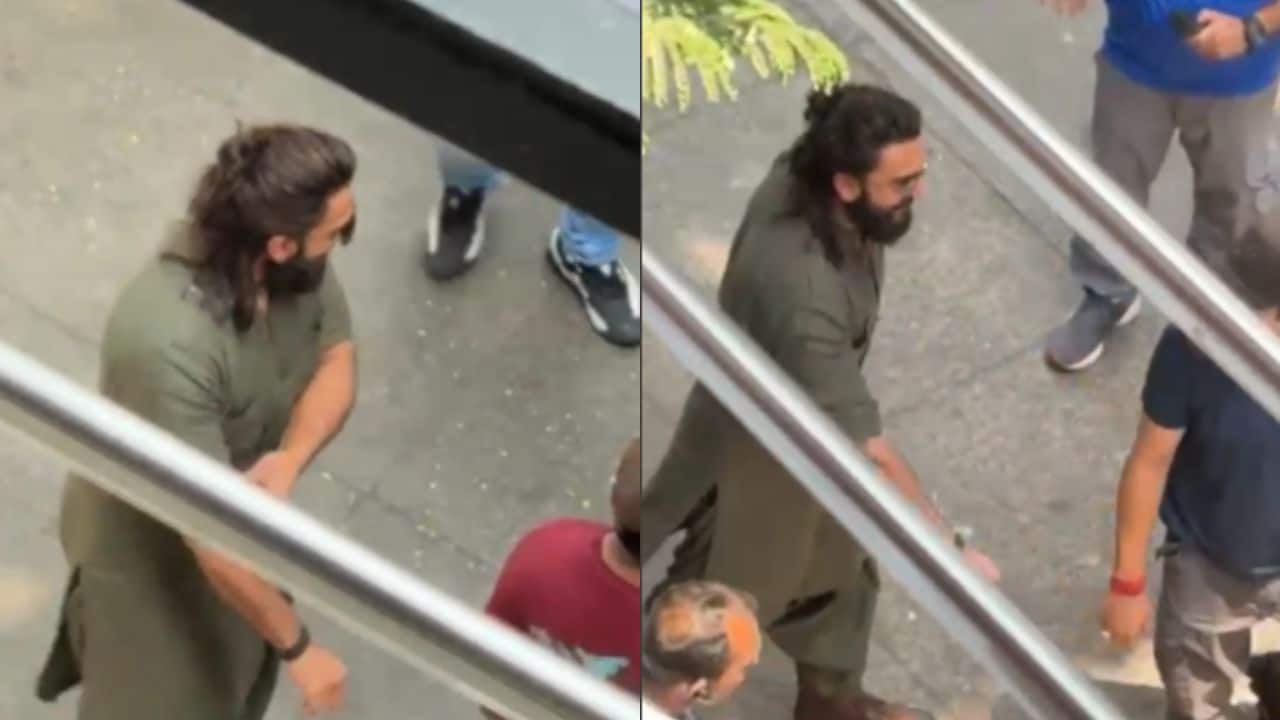 Ranveer Singh spotted filming in Mumbai for Aditya Dhar's next Dhurandhar, watch video