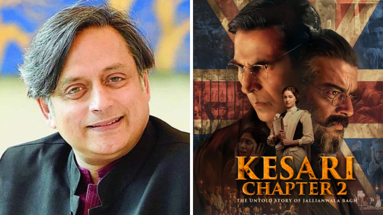 Congress MP Shashi Tharoor lauds Kesari Chapter 2 producers for making movie on C Sankaran Nair