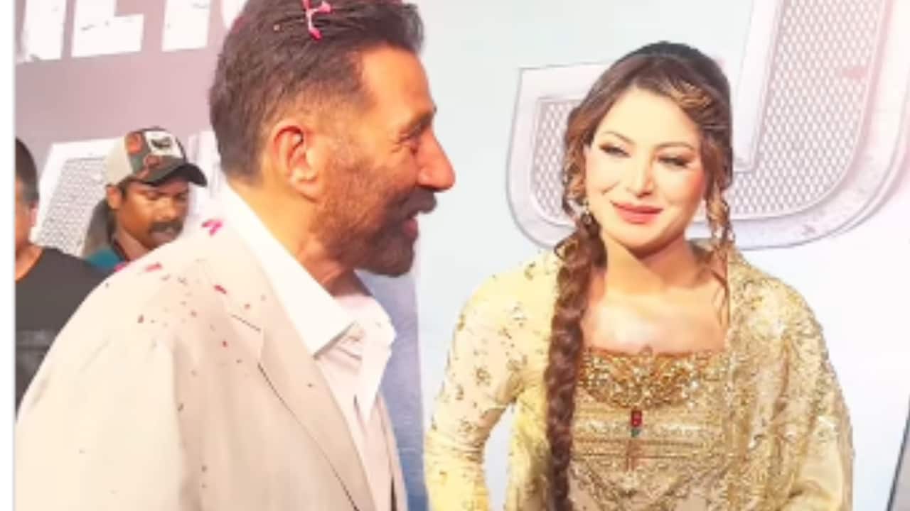 Did Sunny Deol ignore Urvashi Rautela during Jaat screening? This viral video proves otherwise