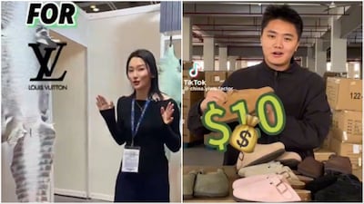 Chinese suppliers offer items they make for luxury brands like Birkin, Louis Vuitton at 1/10 the price