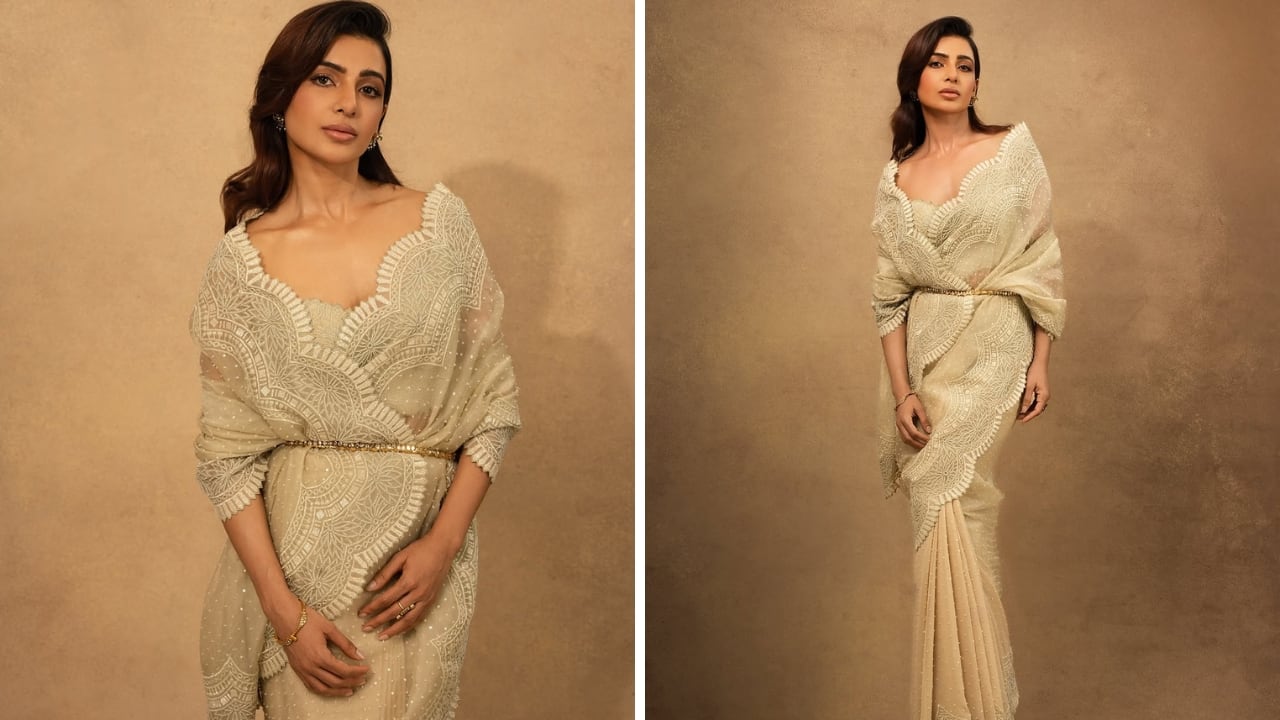 Samantha Ruth Prabhu in cream dress (Images: @samantharuthprabhuoff/Instagram)