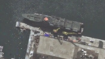 Satellite images reveal North Korea building its biggest ever warship - Source X