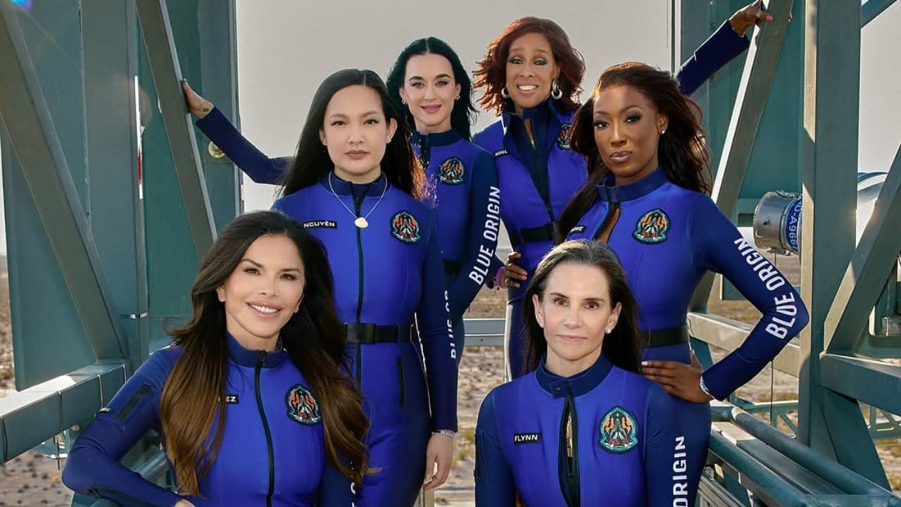 Katy Perry, Gayle King, Lauren Sanchez and All-Female Crew make history on Blue Origin Spaceflight