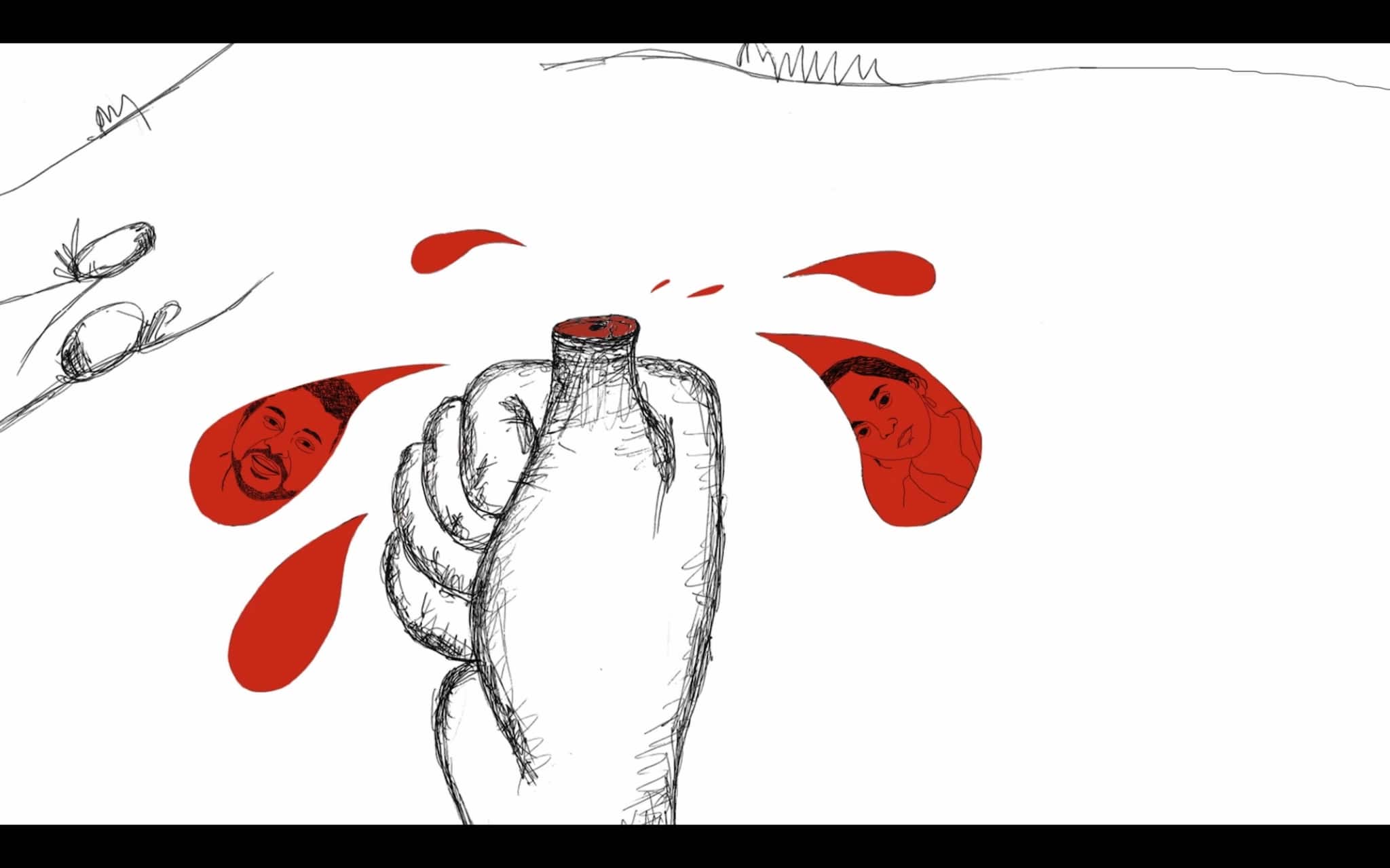 Eklavya's thumb-cutting reimagined in the film.