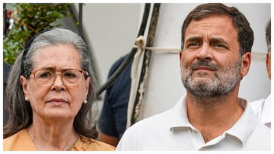 Sonia Gandhi and Rahul Gandhi.
