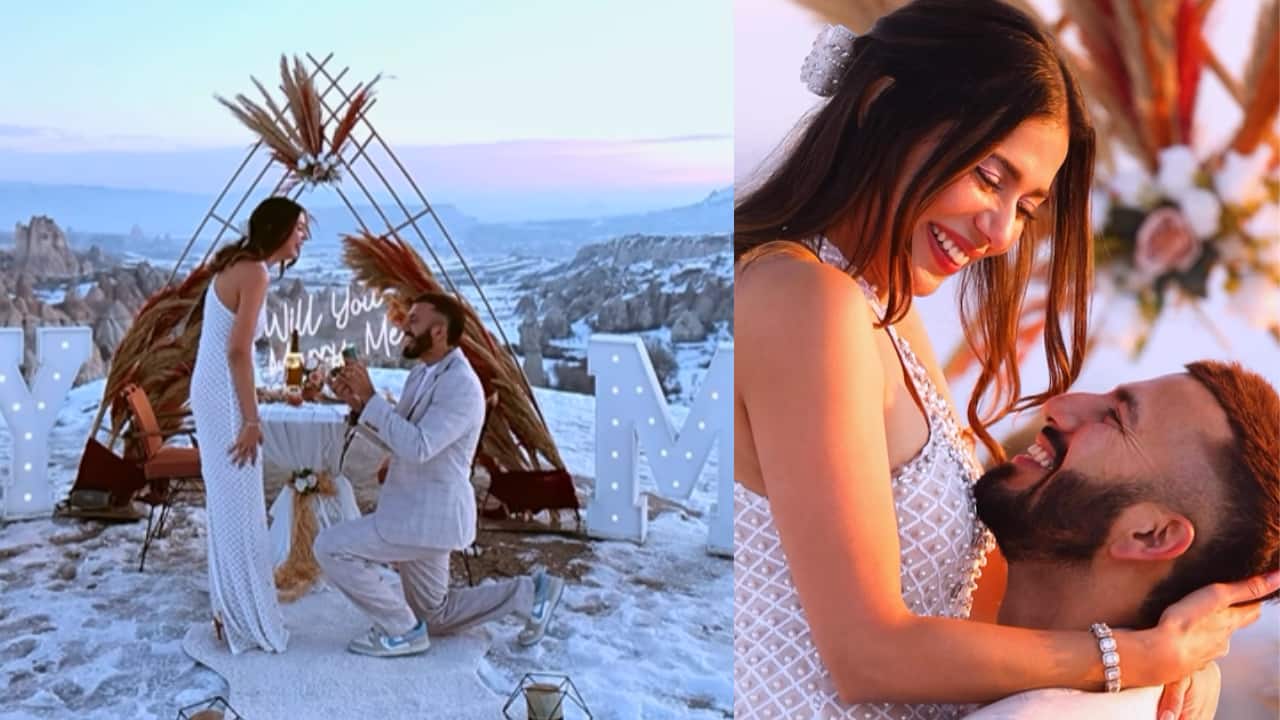 TV actress Palak Purswani gets engaged to beau Rohan Khanna at a dreamy location; watch video