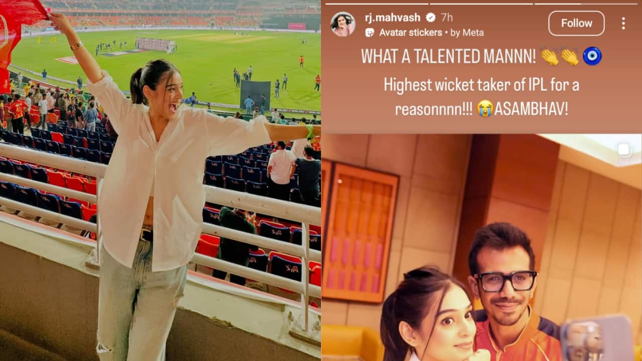 RJ Mahavash dedicates post to Yuzvendra Chahal