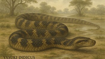 Vasuki Indicus: India’s Ancient Giant Snake Revealed After Years (Image: AI Generated)