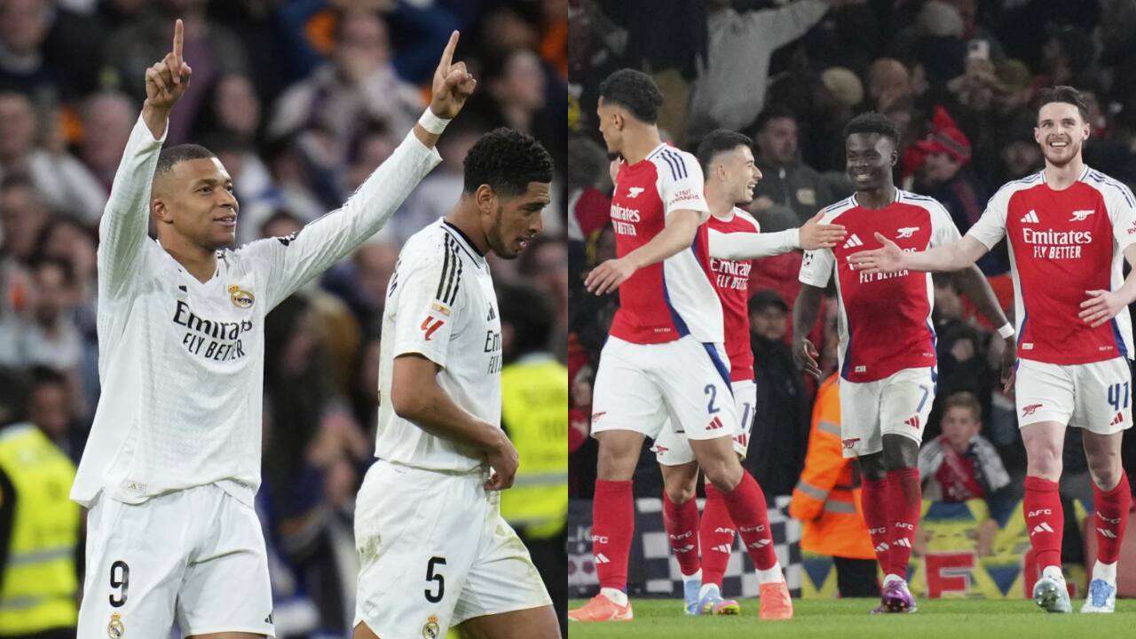 Real Madrid vs Arsenal live streaming UEFA Champions League Santiago ...
