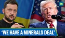 Trump on Ukraine minerals deal | N18G Trump on Ukraine minerals deal | N18G
