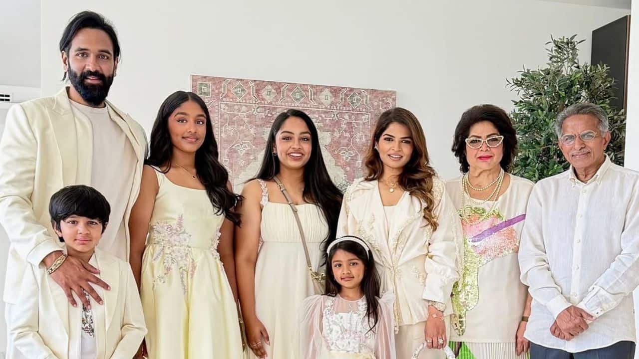 Vishnu Manchu and family celebrate Easter in stunning all-white attire, see pics